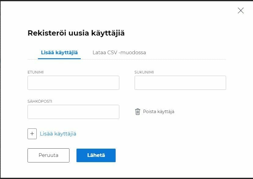 ryhmaosto rekisterointi